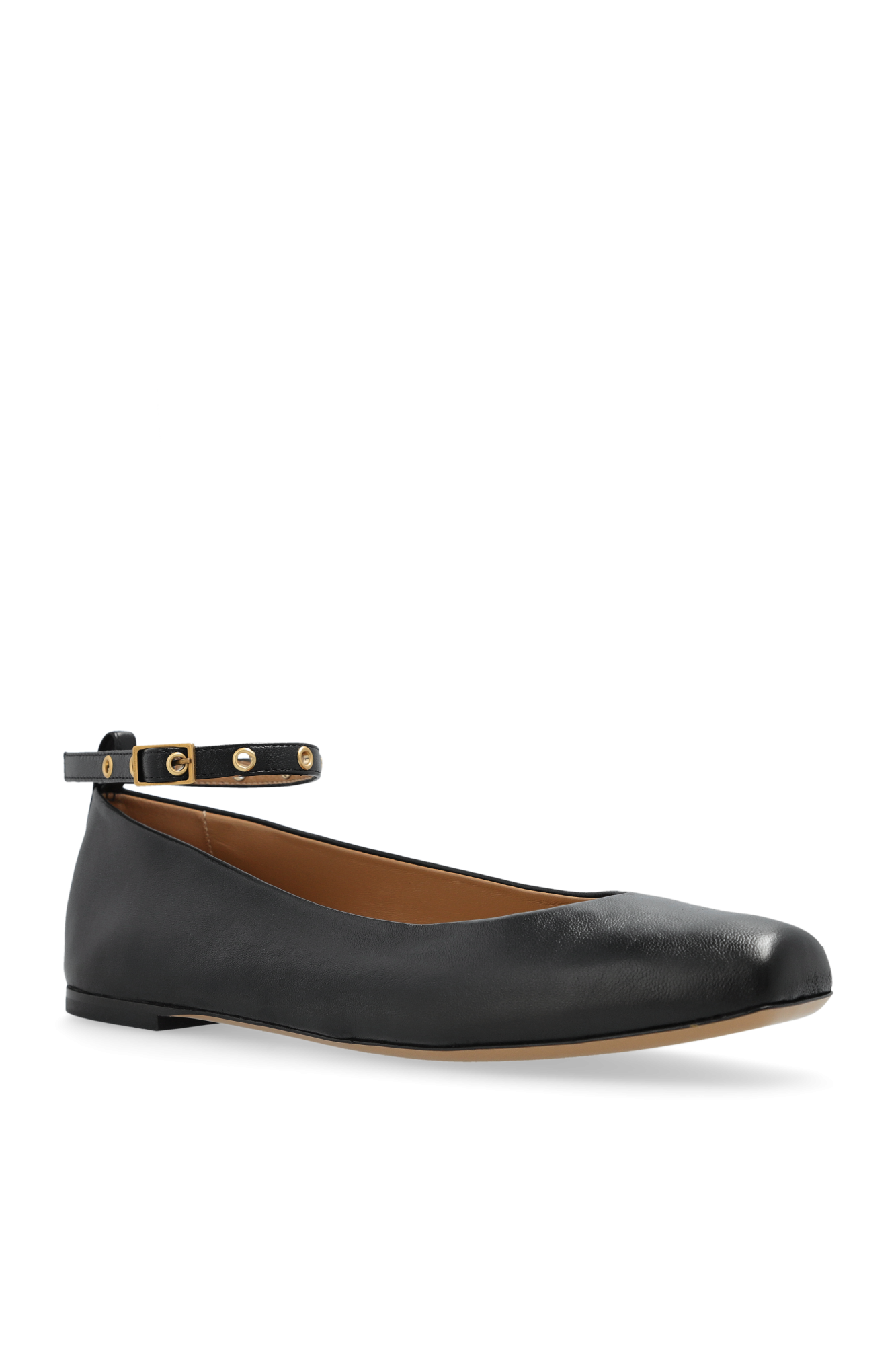 Emporio Armani Leather ballet flats | Women's Shoes | Vitkac